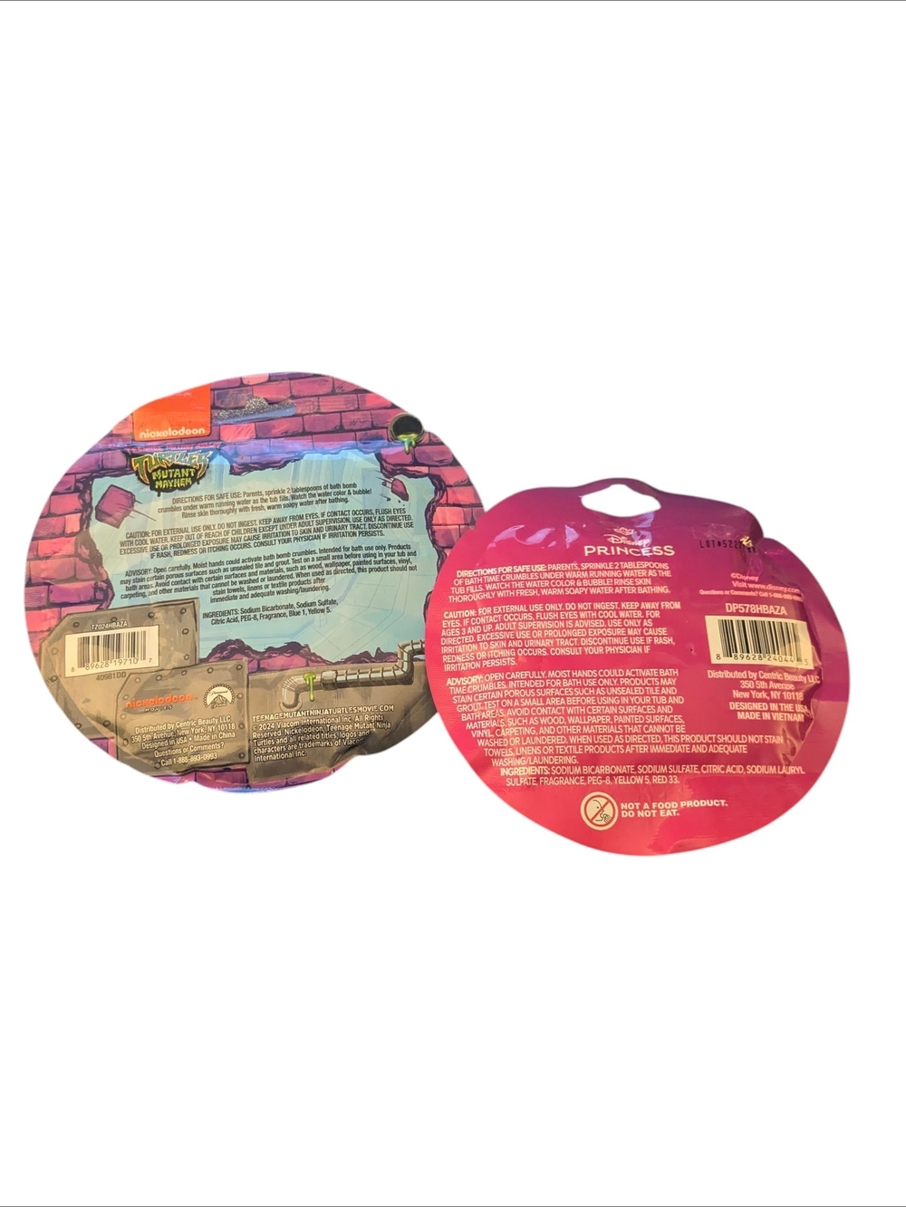 Teenage Mutant Ninja Turtles + Disney Princess Bath Bomb Crumbles - Picture 2 of 2